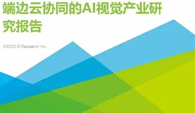 2022年端邊云協同的AI視覺產業研究報告